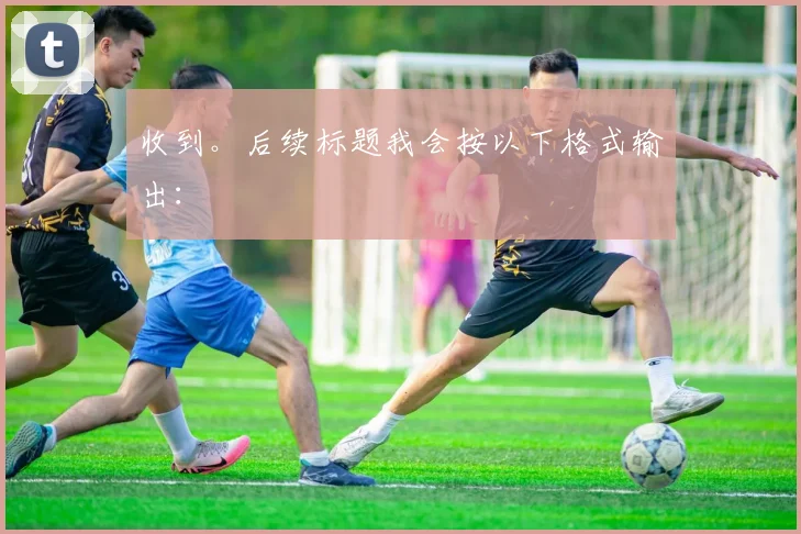 收到。后续标题我会按以下格式输出：